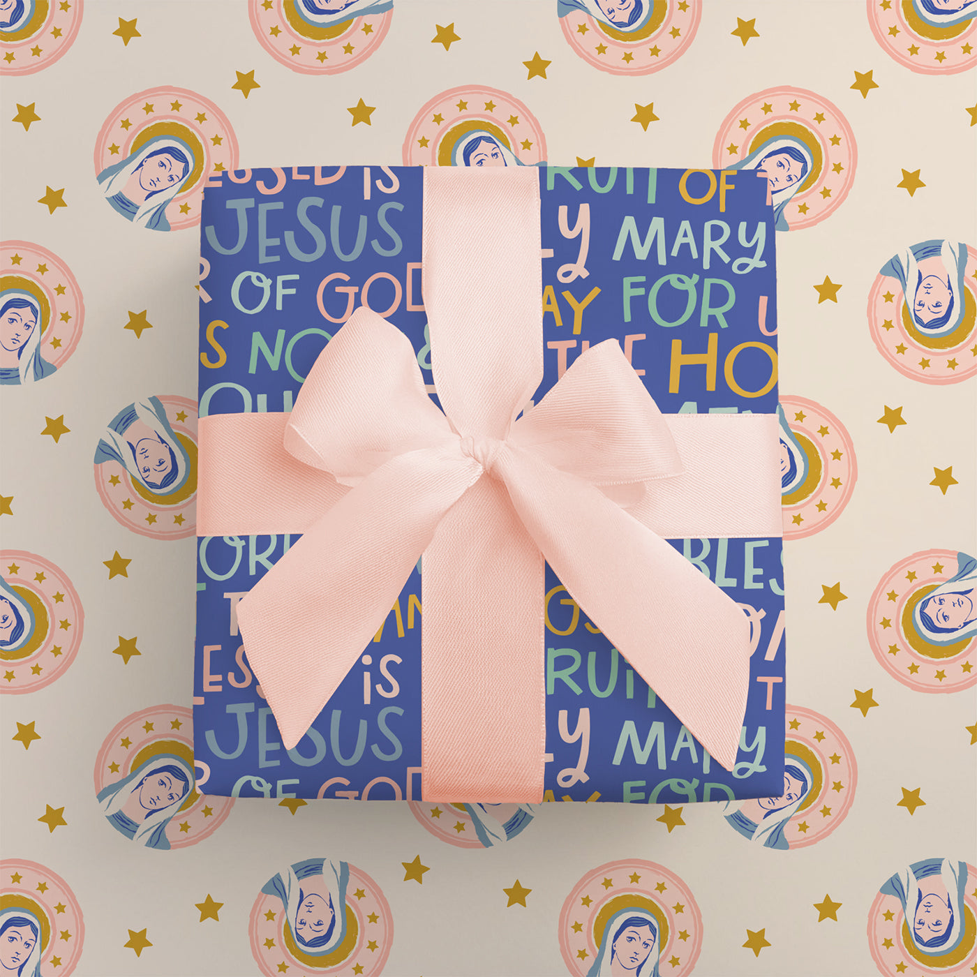Hail Mary Prayer | Gift Wrapping Paper