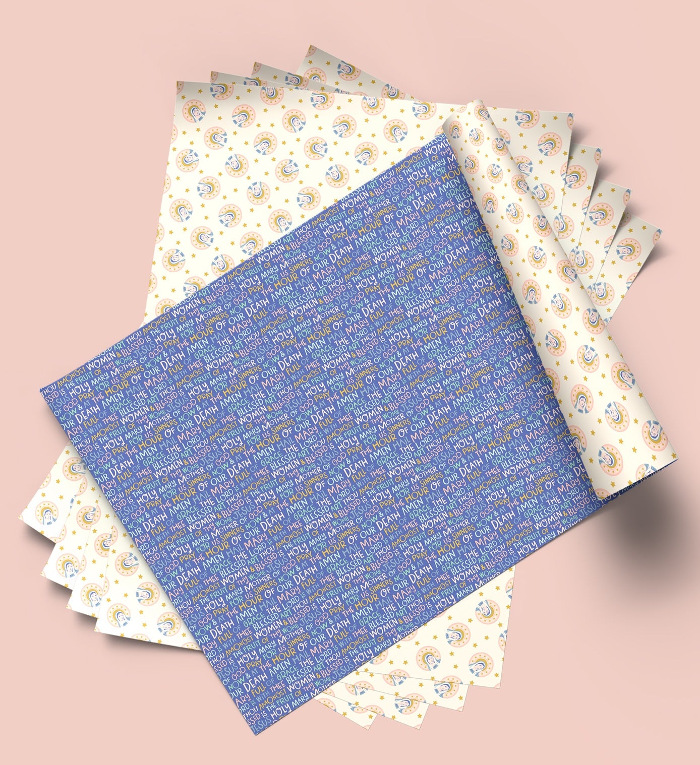 Hail Mary Prayer | Gift Wrapping Paper