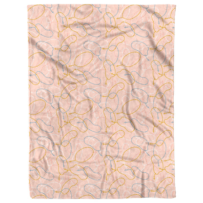 Pink Rosary | Catholic Fleece Blanket