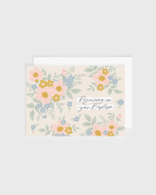 Rejoicing Baptism | Christian Greeting Card
